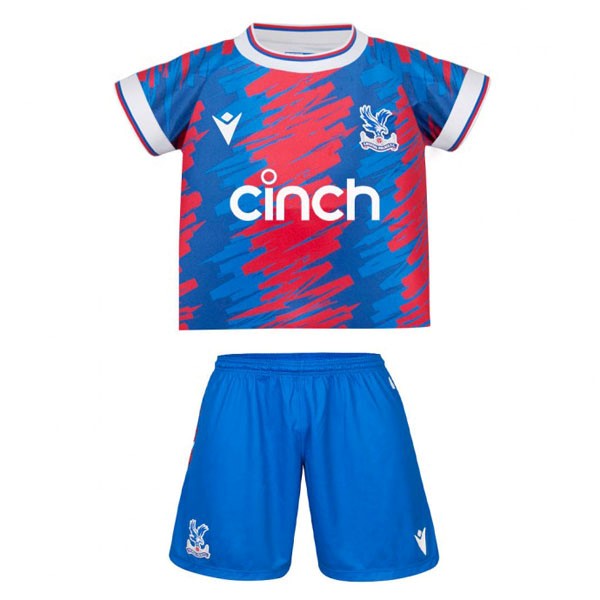 Camiseta Crystal Palace Replica Primera Ropa Niño 2022/23 Rojo Azul